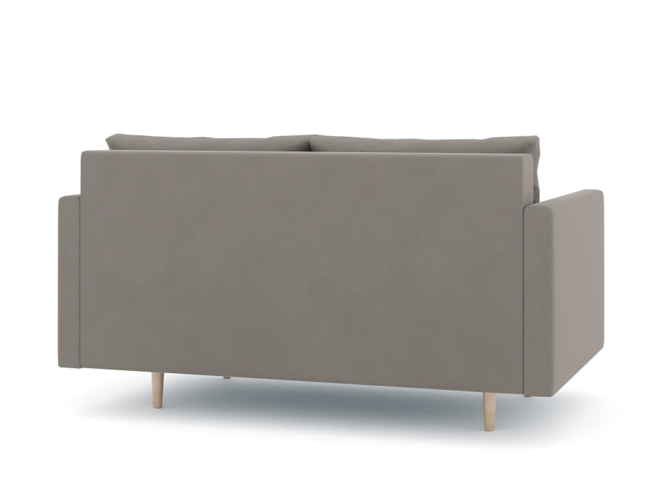 Диваны прямые кухонные, Диван прямой нераскладной Милли мини 2-х  местный с подлокотниками, велюр