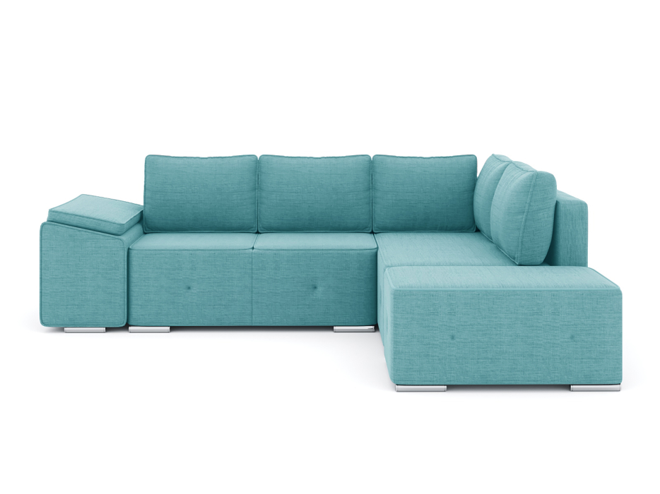 Диваны угловые в гостиную, Диван-кровать угловой Хавьер  ПБ еврокнижка, рогожка