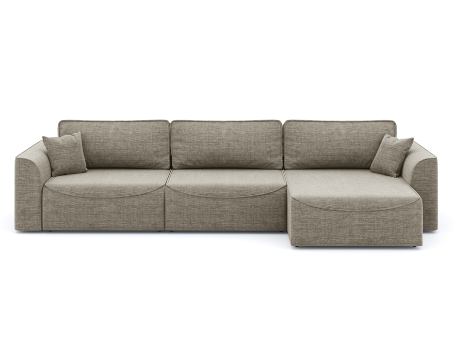 Диваны угловые в гостиную, Диван-кровать угловой Рафаэль 3 секции еврокнижка НПБ, рогожка Люкс