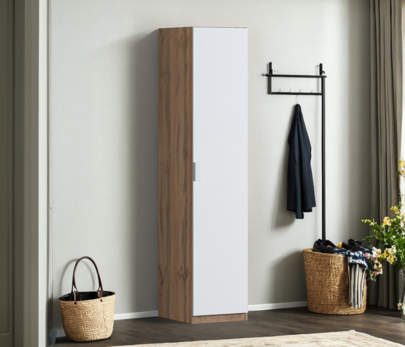 Для одежды, Шкаф однодверный Макс 500 мм, вариант №1 (ЛДСП, дуб вотан)