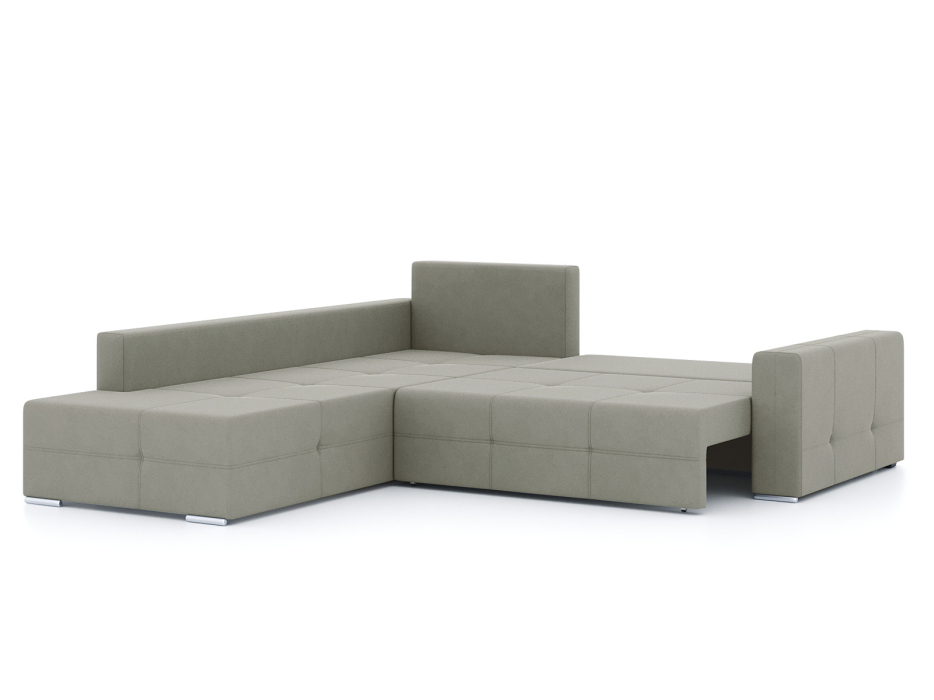 Диваны угловые в гостиную, Диван-кровать угловой Леос НПБ, велюр