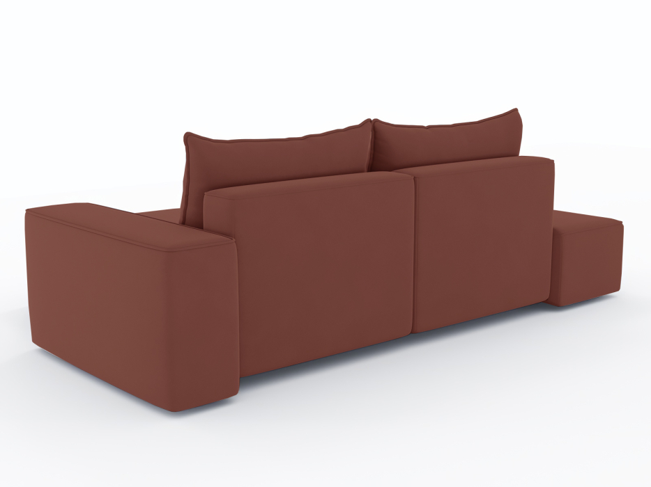 Диваны угловые в гостиную, Диван-кровать угловой Кензо еврокнижка, велюр