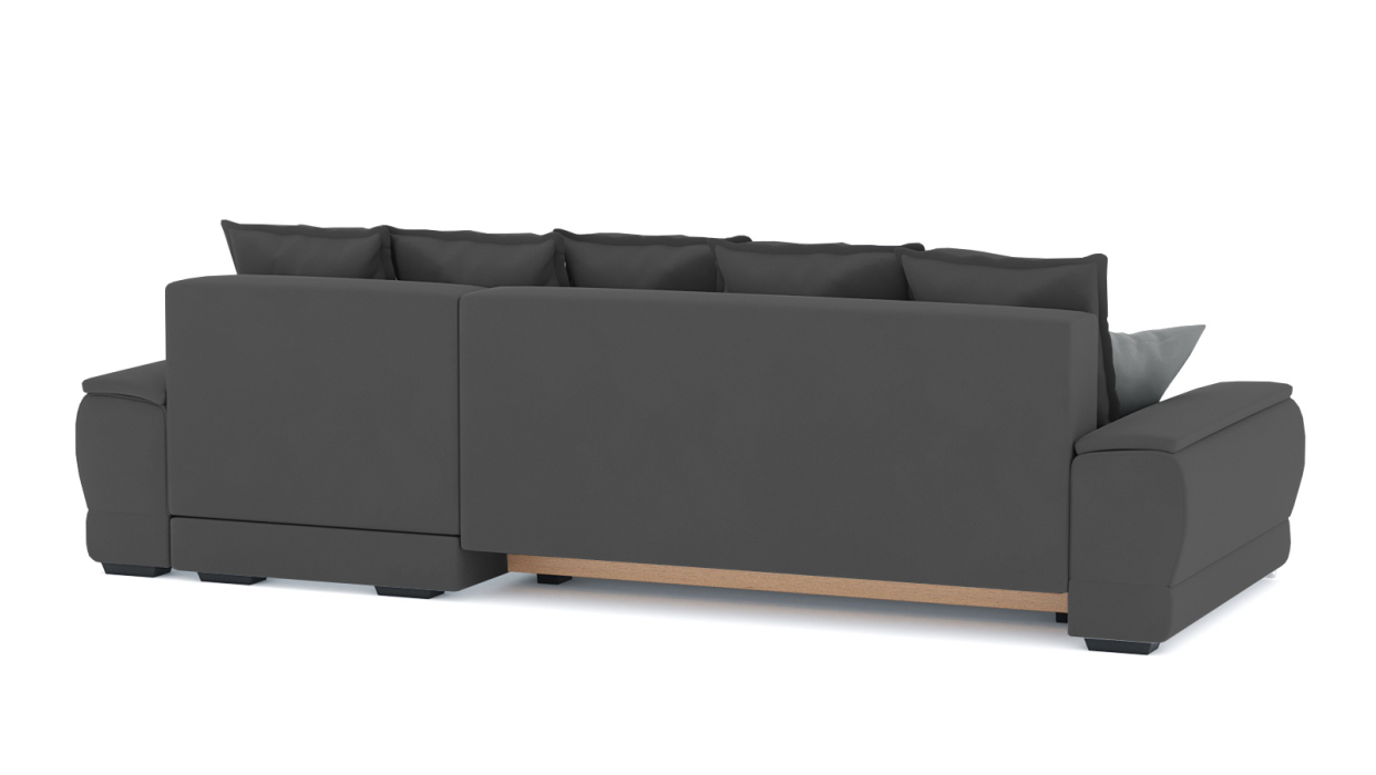 Гостиная, Диван-кровать угловой Нордвикс ПБ, велюр