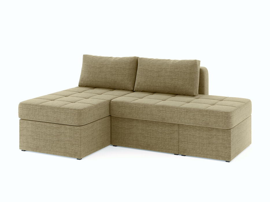 Диваны угловые в гостиную, Диван-кровать угловой Оливер еврокнижка-трансформер, рогожка