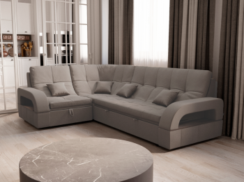 Угловой диван Майами-3 ППУ, велюр