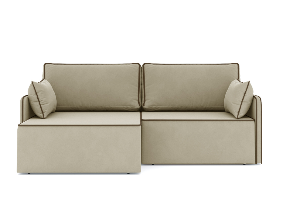 Диваны угловые в гостиную, Диван-кровать угловой еврокнижка Блюм, велюр