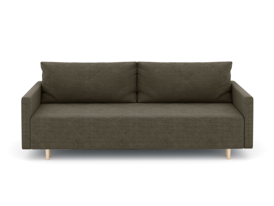 Диваны еврокнижки, Диван-кровать Милли с подлокотниками, рогожка Люкс