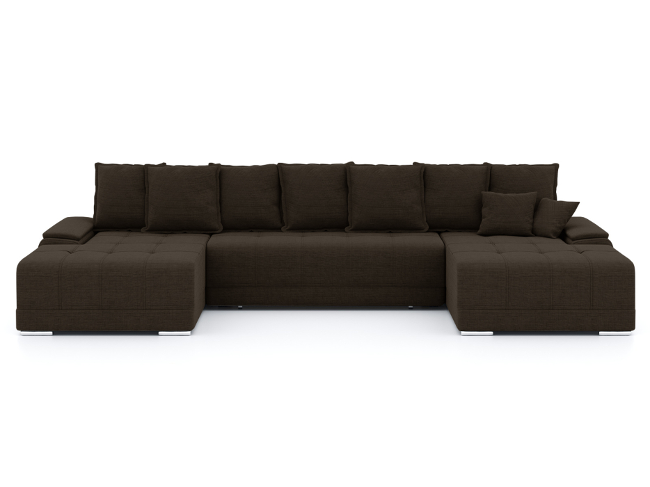 Гостиная, Диван-кровать П-образный Нордвикс, рогожка Люкс