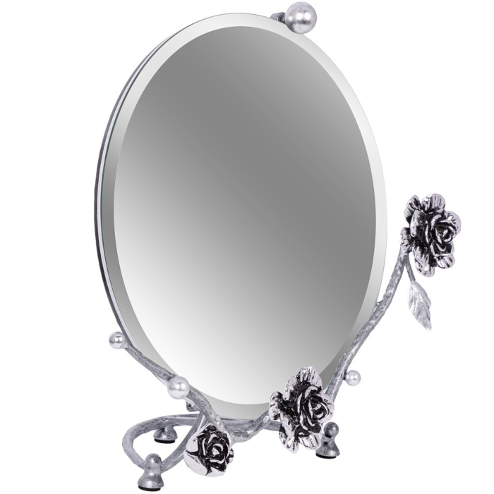 Зеркала в спальню, Настольное зеркало Роза Прованса Баркароле