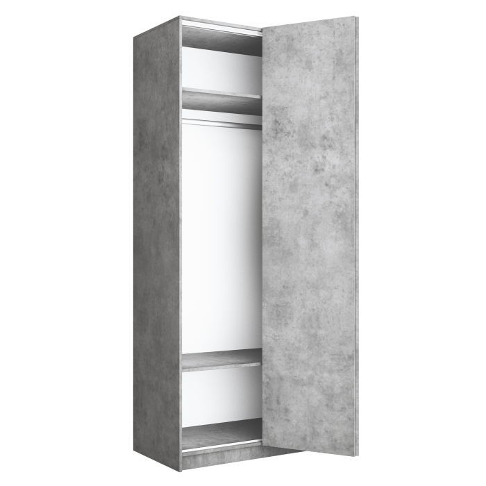 Шкафы распашные, Шкаф складной Е1 Локер ("Гармошка" с системой Push to Move/Правый)101х52,5х220 см