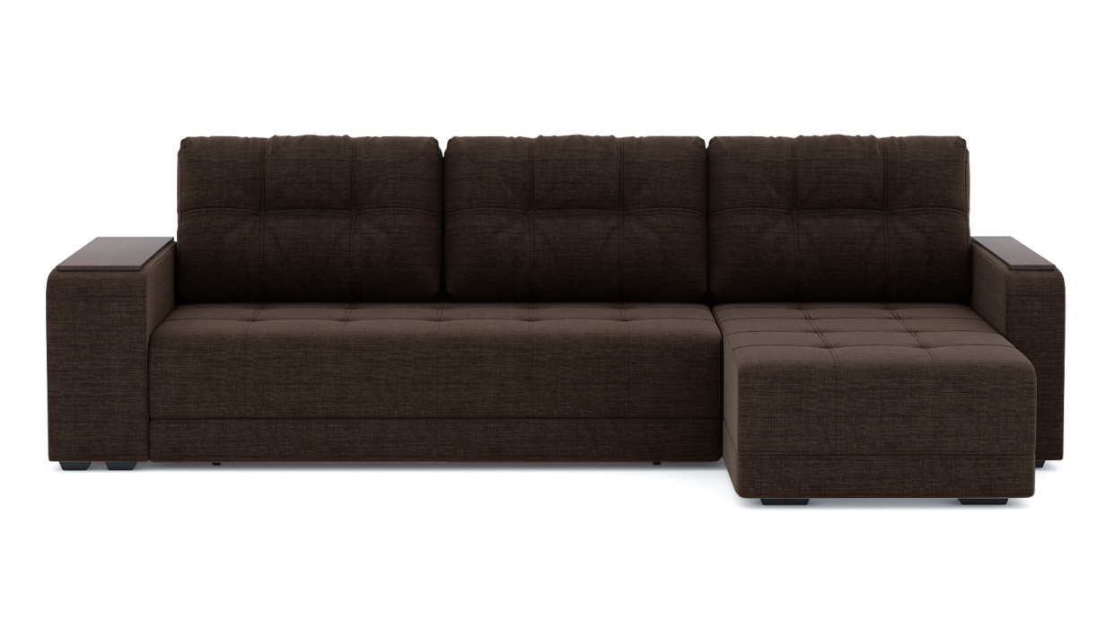 Диваны еврокнижки, Диван-кровать угловой Милан ПБ еврокнижка, рогожка