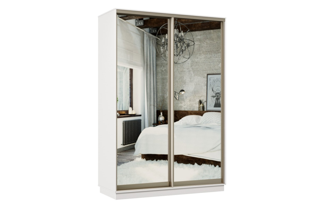 Шкафы-купе, Шкаф-купе Премьер 04 белый