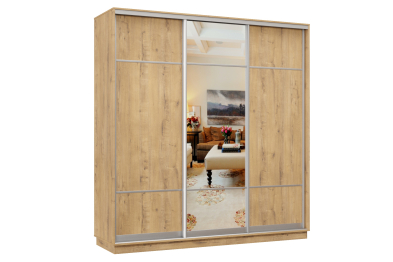 Шкаф-купе Премьер Лайт 33 (08;11;08) трехдверный