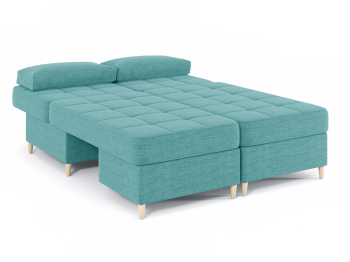 Диван-кровать угловой Оливер 2 еврокнижка-трансформер, рогожка