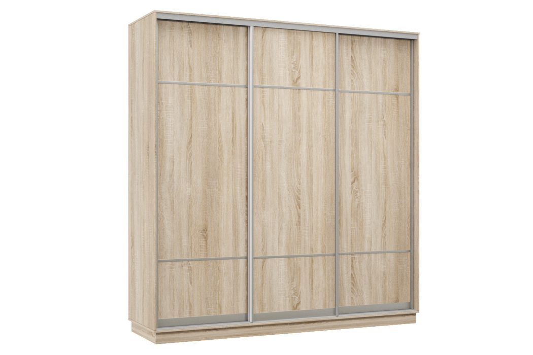 Шкафы-купе, Шкаф-купе Премьер Лайт 21 (08;08;08) трехдверный