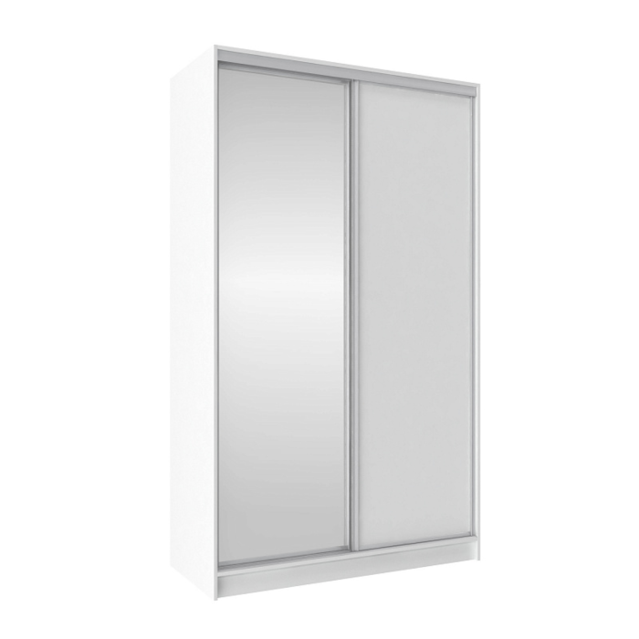 Шкафы-купе 2-х дверные, Шкаф-купе 2-дв  Домашний 1350 зеркало/лдсп  (в2295*ш1350*г595)