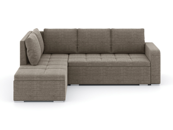 Диван-кровать угловой еврокнижка Бромен, рогожка Люкс