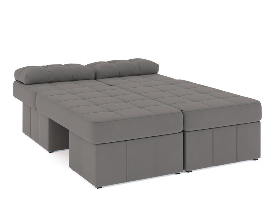 Диваны угловые в гостиную, Диван-кровать угловой Оливер Люкс еврокнижка-трансформер, велюр