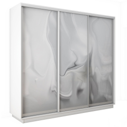 Шкаф-купе Экспресс 3-х дверный Фотопечать Шелк Стекла 210х45х240