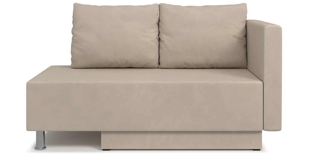 Диваны кровати со спальным местом, Кушетка Леон Lux, универсальный,  велюр