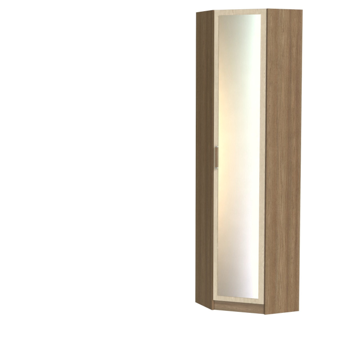 Угловые шкафы, Шкаф угловой Феникс М-1 С зеркалом