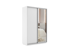 Шкафы-купе 2-х дверные, Шкаф-купе Экспресс Медиум дуо 2200 x 1400 x 450