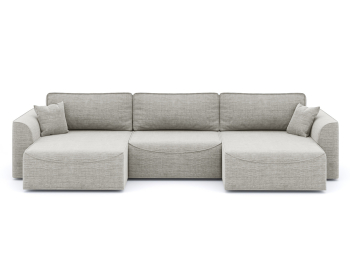 Диван-кровать П-образный Рафаэль еврокнижка НПБ, рогожка Люкс