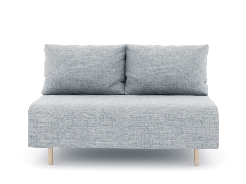 Диваны прямые кухонные, Диван прямой нераскладной Милли мини 2-х  местный без подлокотников, рогожка