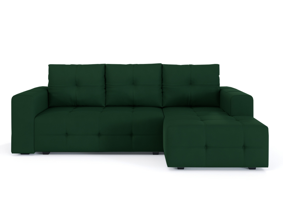 Диваны угловые в гостиную, Диван-кровать угловой Прадо, еврокнижка, велюр