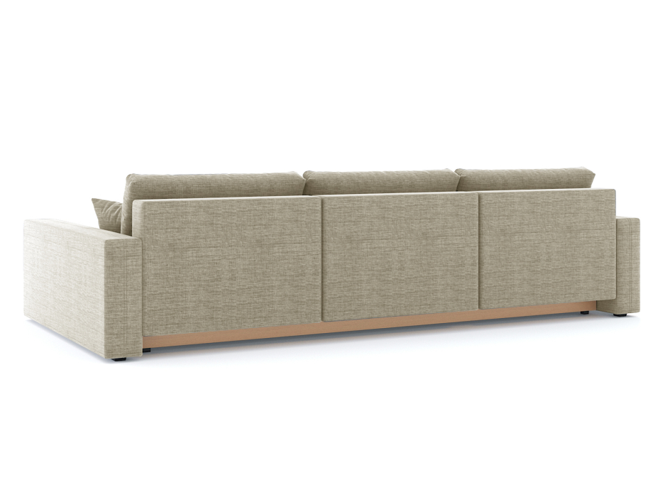 Диваны угловые в гостиную, Диван-кровать угловой Брест 3 секции еврокнижка, рогожка