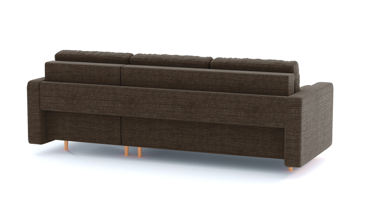 Диваны угловые в гостиную, Диван-кровать угловой еврокнижка-пантограф Белфаст, рогожка