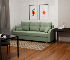 Диваны еврокнижки, Прямой диван Генри,еврокнижка,велюр