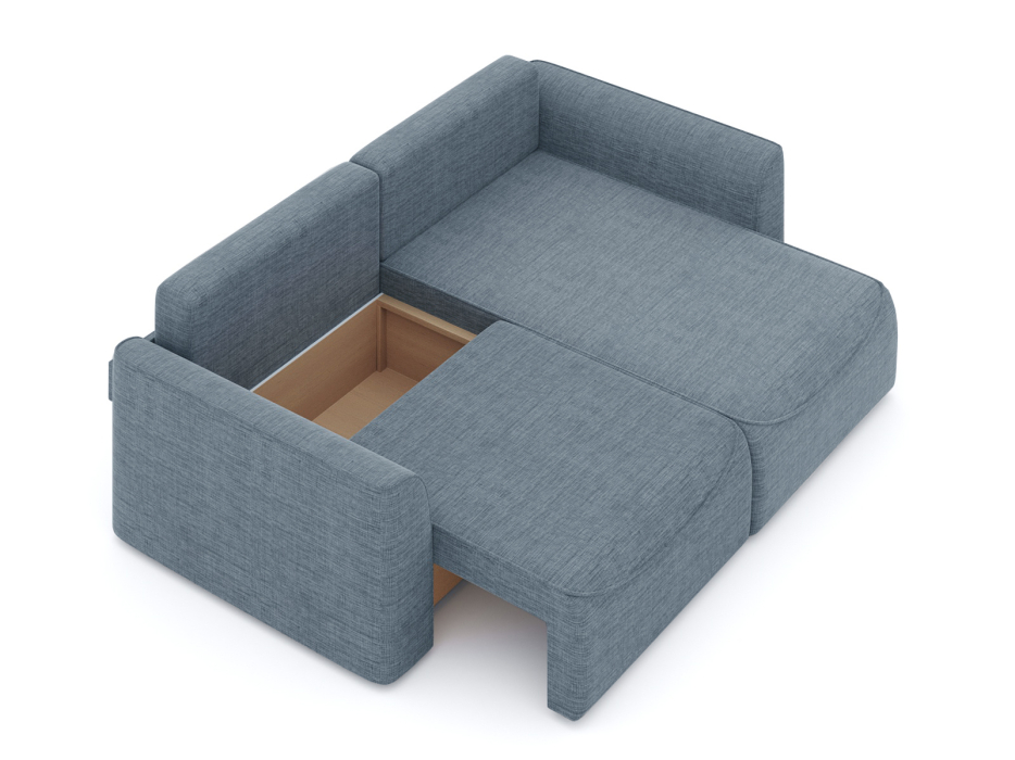 Диваны угловые в гостиную, Диван-кровать угловой Рафаэль еврокнижка НПБ, рогожка