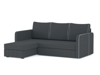 Диван-кровать угловой Cлим дельфин, велюр