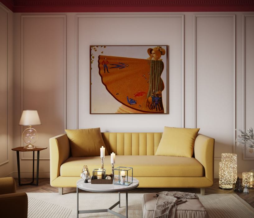 Диваны прямые, Диван прямой нераскладной Ларт, велюр