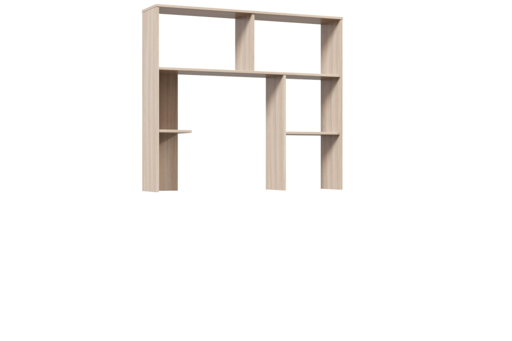 Прямые, Стол письменный 03 с надстройкой