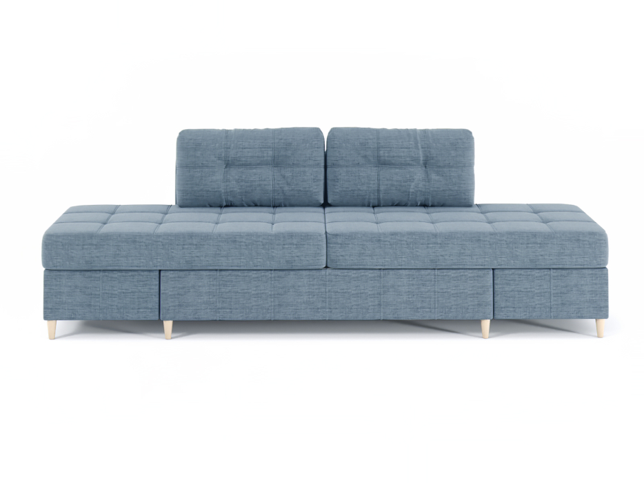 Диваны угловые в гостиную, Диван-кровать угловой Оливер Люкс 2 еврокнижка-трансформер, рогожка Люкс