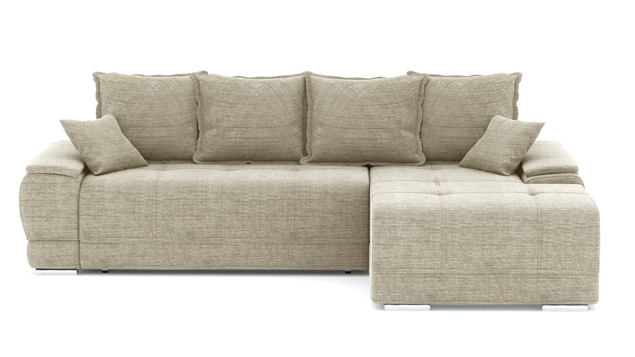 Гостиная, Диван-кровать угловой Нордвикс Мини, рогожка