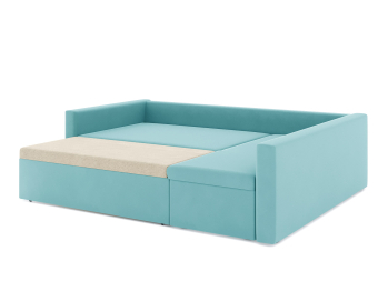 Диван-кровать угловой Мансберг дельфин, велюр