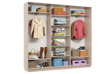 Шкаф-купе Премьер 53 (14;14;14) трёхдверный