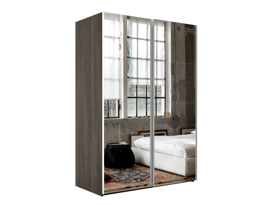 Шкафы-купе 2-х дверные, Шкаф-купе Эста Зеркало+Зеркало 200х66х240