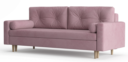 Диван-кровать Таврида, пружинный блок, велюр