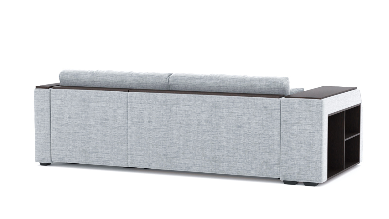 Диваны угловые в гостиную, Диван-кровать угловой Брюссель дельфин, рогожка