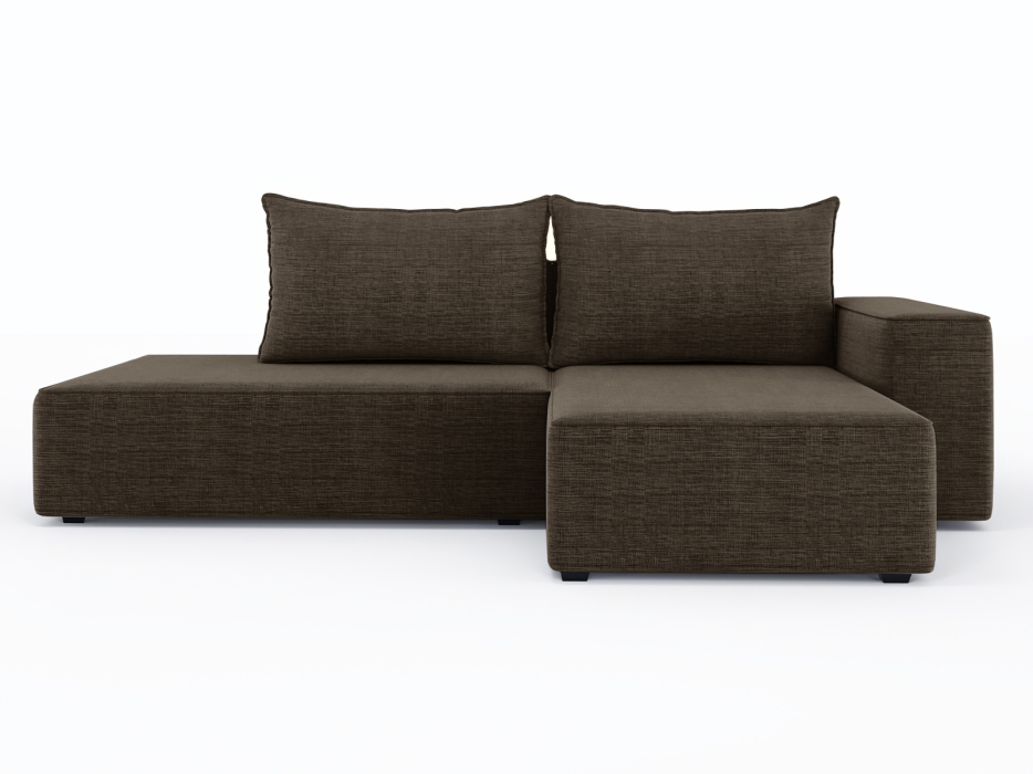 Диваны угловые в гостиную, Диван-кровать угловой Кензо еврокнижка, рогожка Люкс