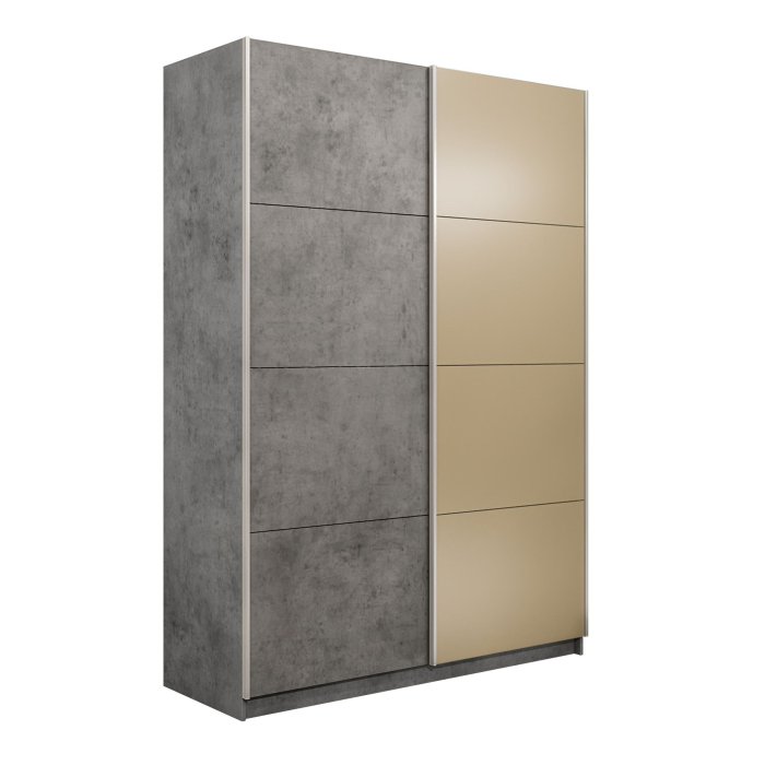 Шкафы-купе 2-х дверные, Шкаф-купе Прайм 2-х дверный ДСП/Стекло фисташка/Доводчики 160х57х230