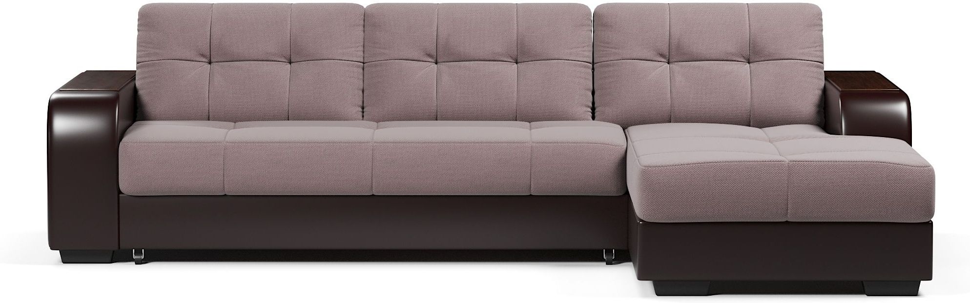 Диваны угловые, Диван-кровать угловой дельфин Брюссель,велюр+экокожа