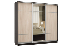 Шкафы-купе, Шкаф-купе Премьер Лайт 57 (08;11;08) трехдверный