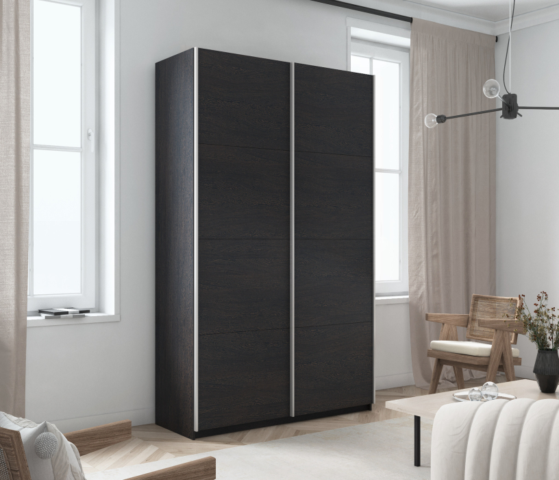 Шкафы-купе 2-х дверные, Шкаф Прайм дуо ДСП/ДСП 2300 x 1600 x 570