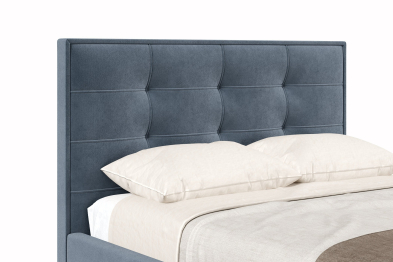 Кровать Римини 1200 с подъёмным механизмом, велюр