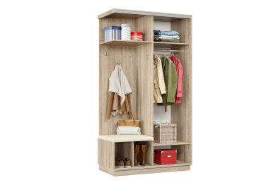 Прихожая Премьер 04 Лайт Мини 05 Левая Мягкая